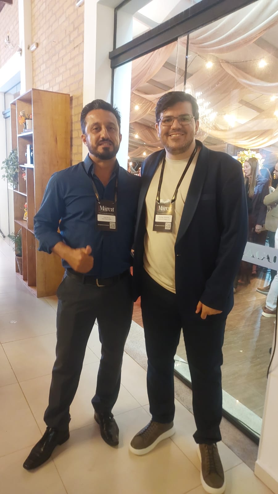 Rodrigo Almeida com Guto Rocha